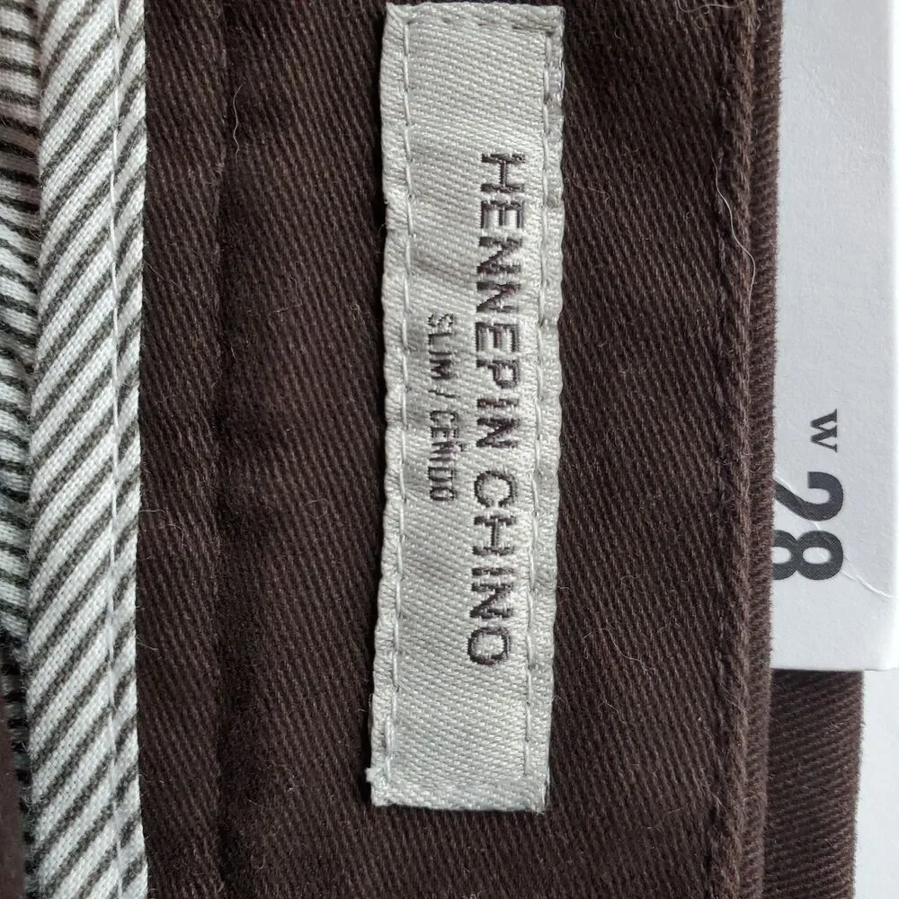 Black Goodfellow Hennepin Chinos 28 x 30  New with tags